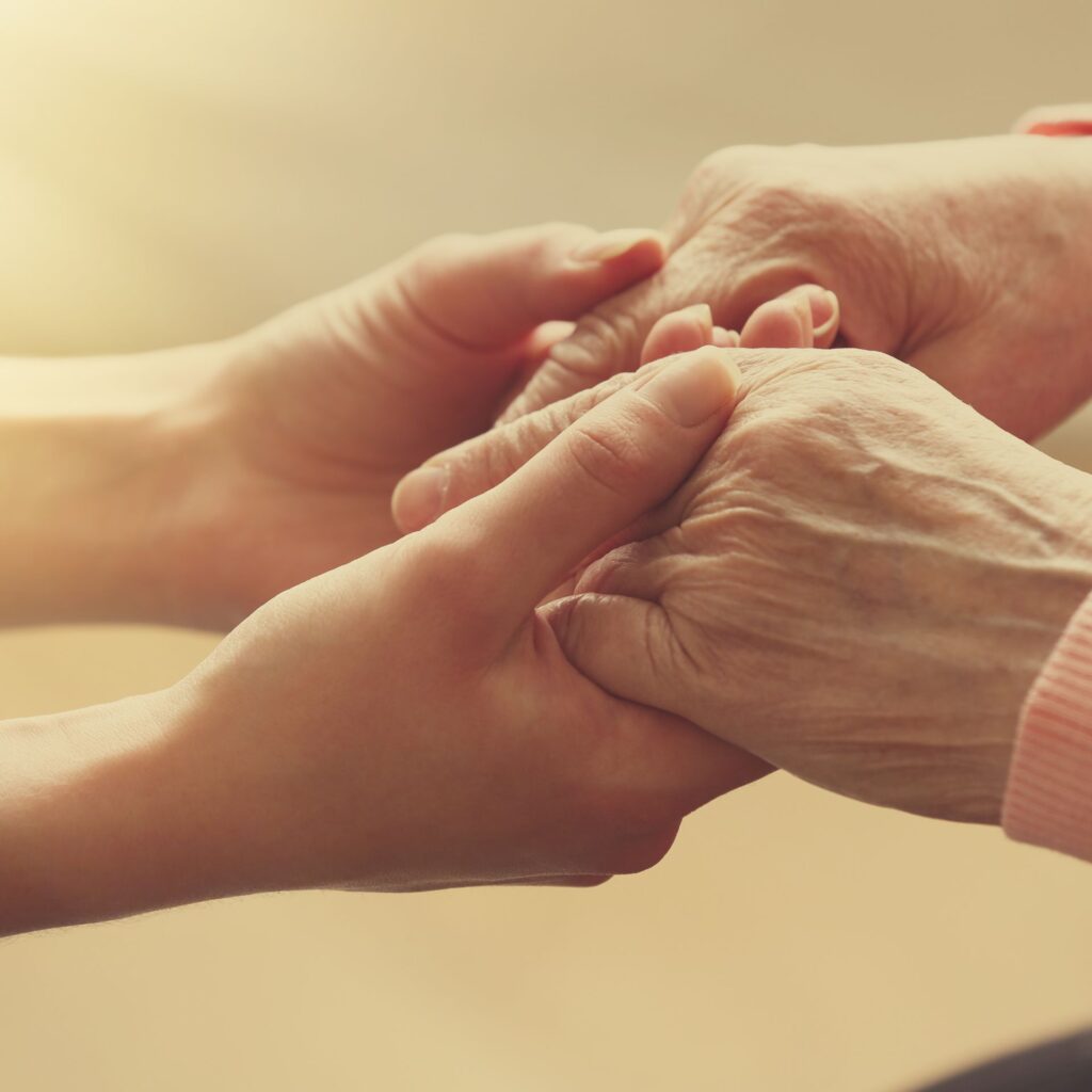 solihull domiciliary care holding hands